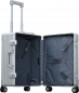 Preview: 21" DOMESTIC CARRYON MIT SUITER - Platin - Reise mit Stil und Sicherheit in Premium-Qualität